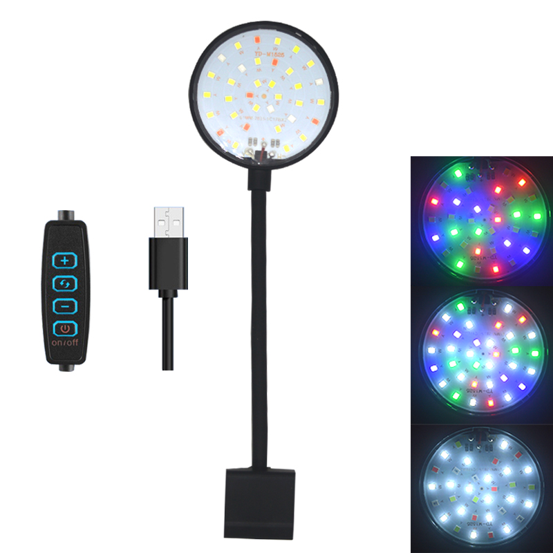 Aquarium Fish Only - Lampa LED do akwarium USB, oświetlenie