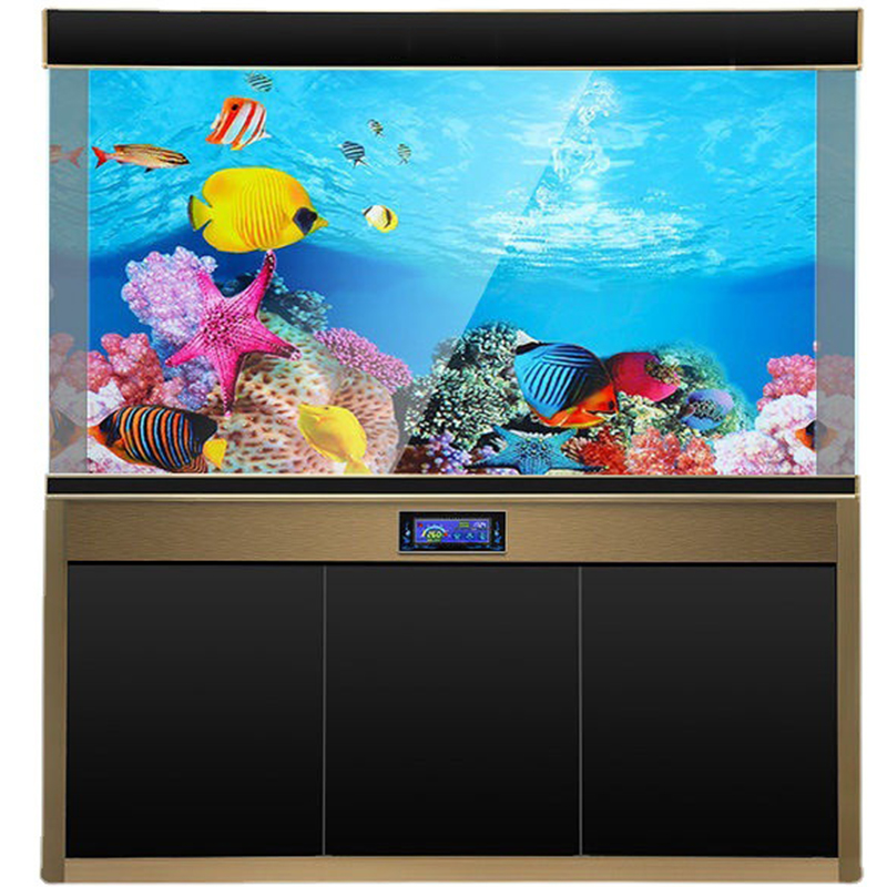 Aquarium Fish Wallpaper Hd - Tło 3D do akwarium dwustronne HD