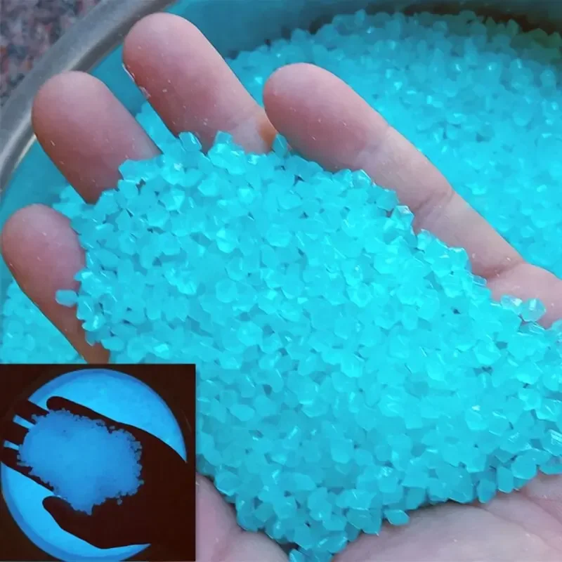 Aquarium Fish Breeding - 1000szt 3-5mm Świecący piasek świecący w