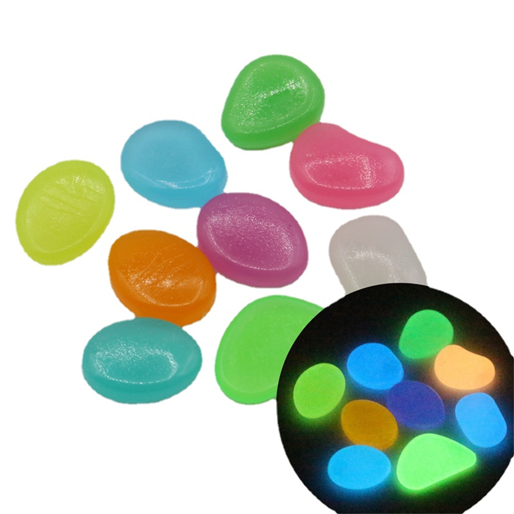Aquarium Fish Breeding - 50 sztuk świecący kamień fluorescencyjny żwir