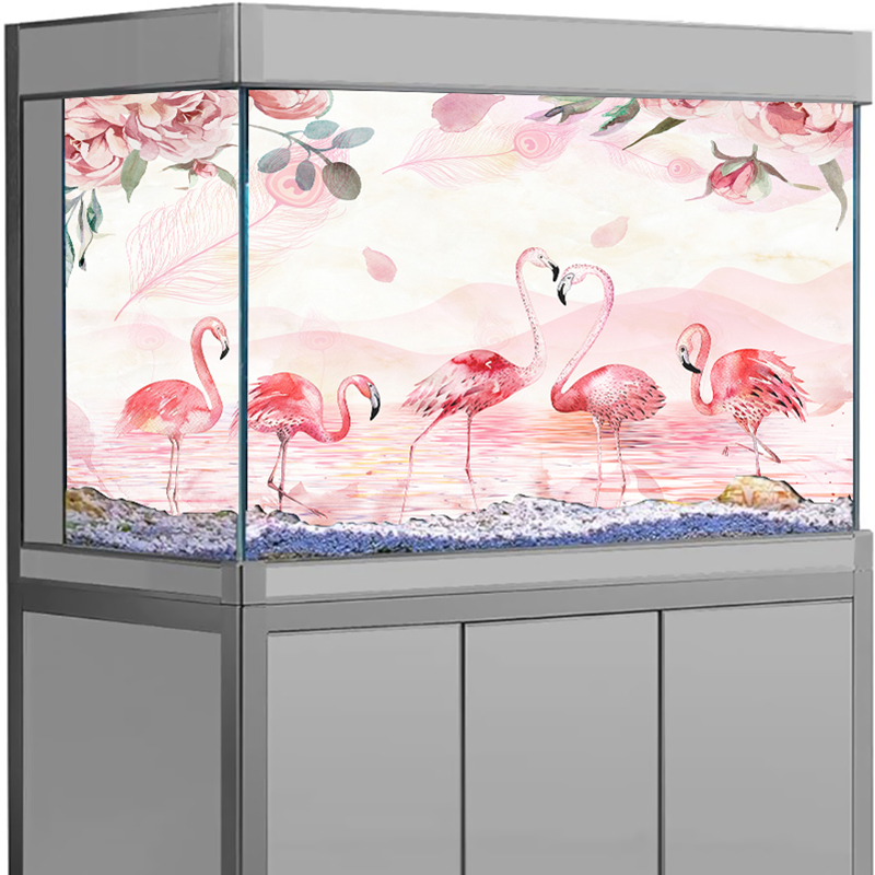 Naklejka 3D na tło akwarium, t – Aquarium Fish Wallpaper recenzja i cena