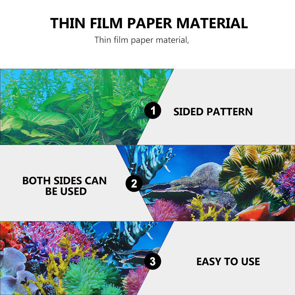 Papier tła do akwarium, pogrub – Aquarium Fish Wallpaper recenzja i cena