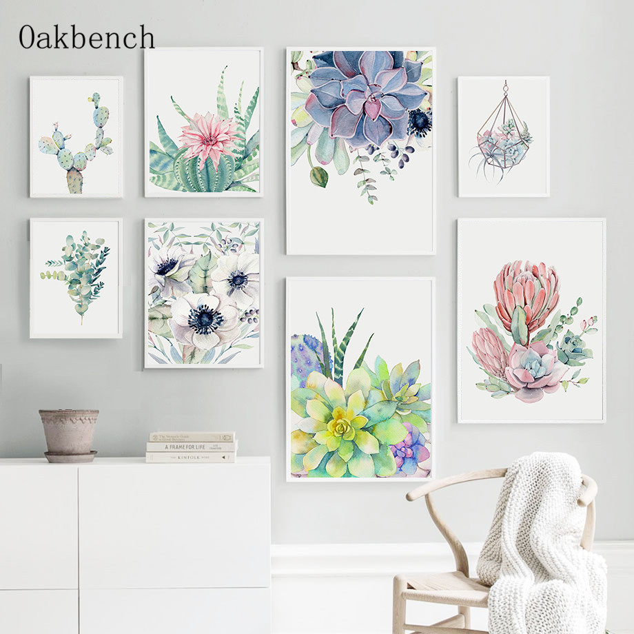 Succulent Plant Wall Art Poste – Live Plant Fertilizer recenzja i cena