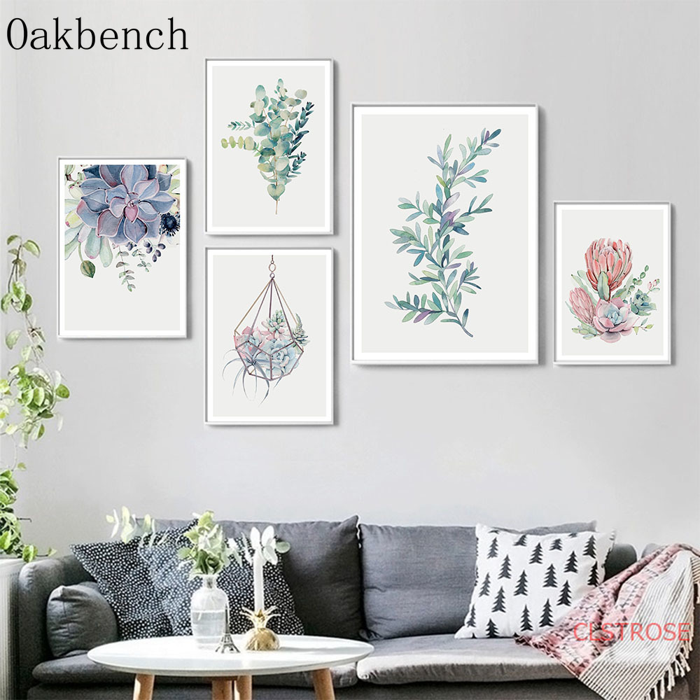 Succulent Plant Wall Art Poste – Live Plant Fertilizer recenzja i cena