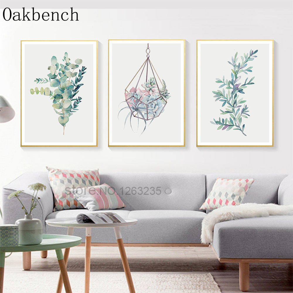 Succulent Plant Wall Art Poste – Live Plant Fertilizer recenzja i cena