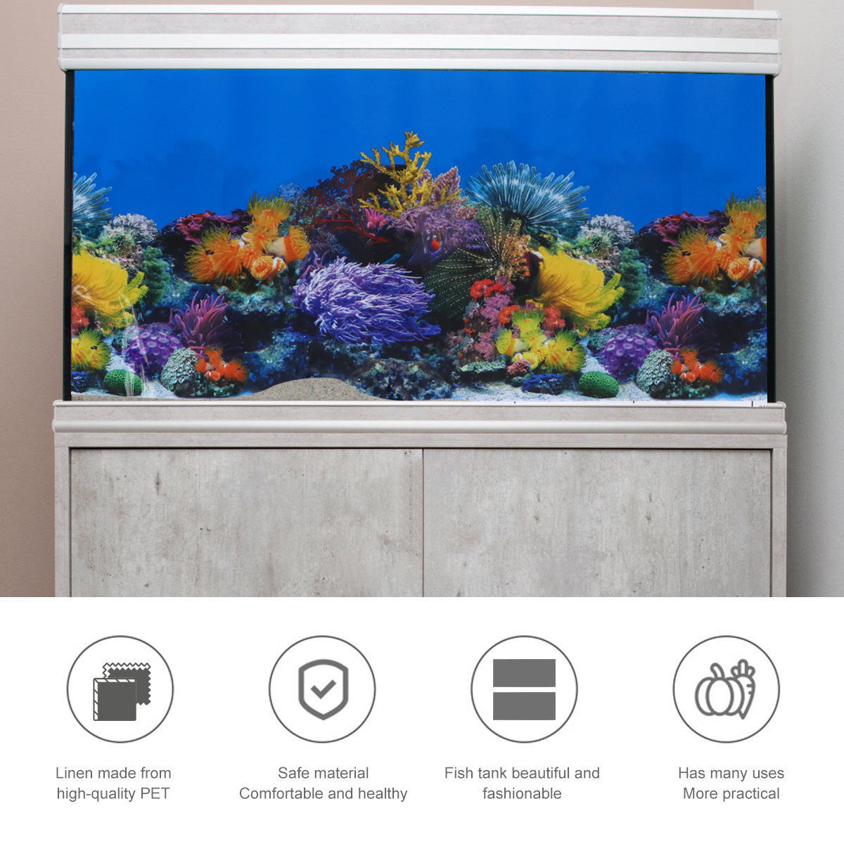 Naklejka na tło do akwarium 62 – Aquarium Fish Wallpaper Hd recenzja i cena