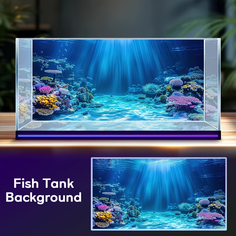 Tapeta do akwarium, naklejka n – Aquarium Fish Wallpaper recenzja i cena
